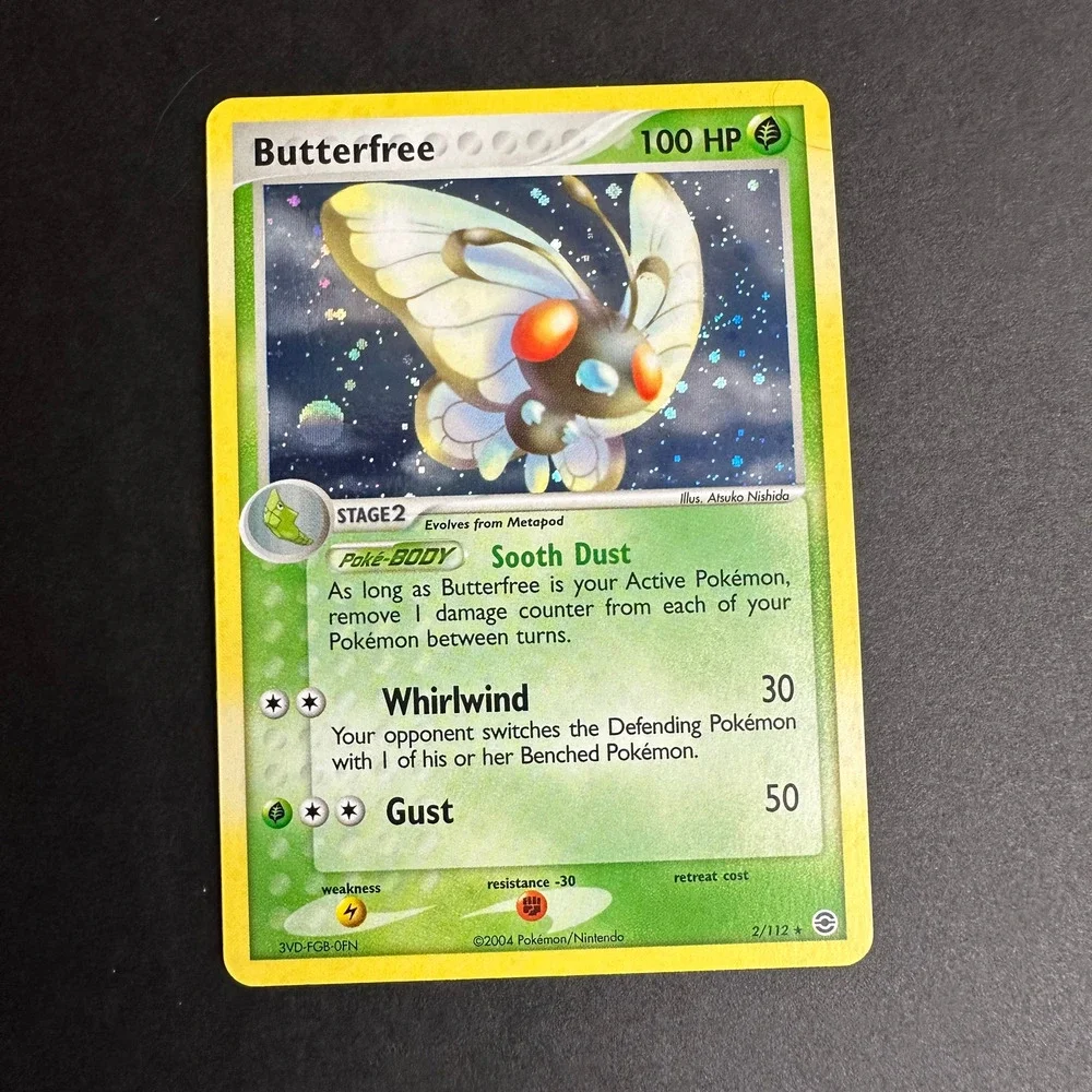 Pokemon TCG Butterfree EX FireRed LeafGreen 2/112 Holo Rare NM/LP